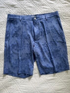 Peter Millar light blue performance shorts